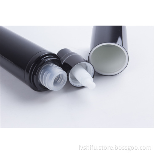 Factory Price Black Pump Plastic Cosmetic Vacuum Bottle